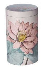 Bild von Teedose Padma Lotusblüte weiß für 100g Tee